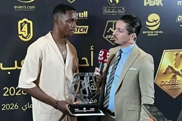 Cameroon defender Che Malone bags award in Algeria