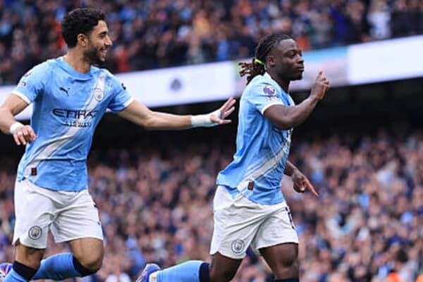 Doku and Marmoush score as Man City sweep aside Brentford