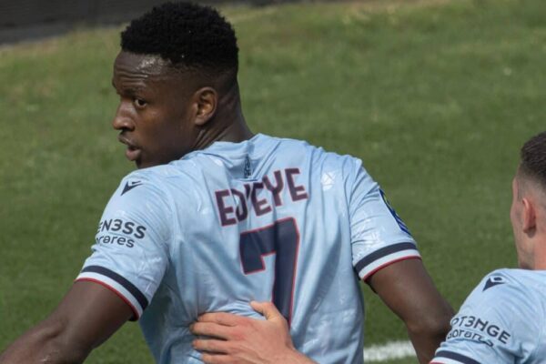 Idrissa Gueye celebrates breakthrough Serie A goal