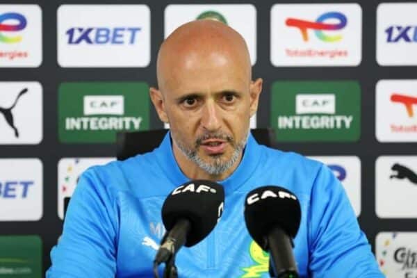 Sundowns Miguel Cardoso frustrated over lack of recognition