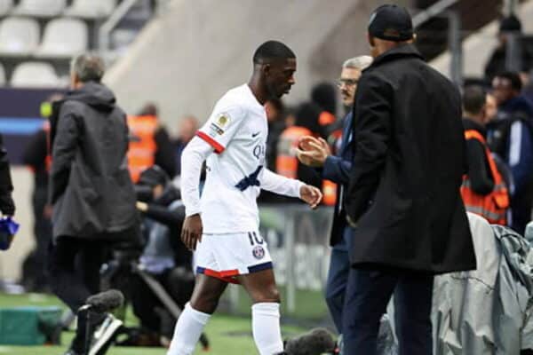 Luis Enrique eases fears over Ousmane Dembele injury