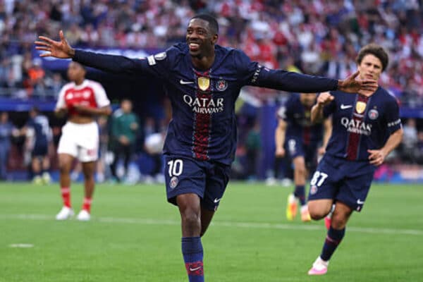 Dembele joins elite French Champions League final scorers