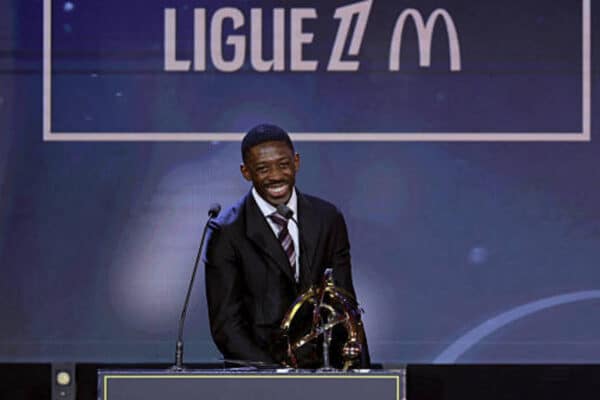 Ousmane Dembele retains Ligue 1 Player of the Season award