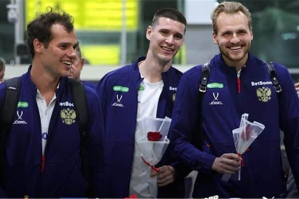 Russia arrive in Cairo for friendly