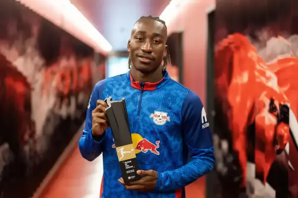Yan Diomande wins top award in Germany