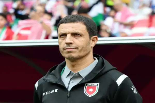 Jordan coach Jamal Sellami speaking ahead of the World Cup