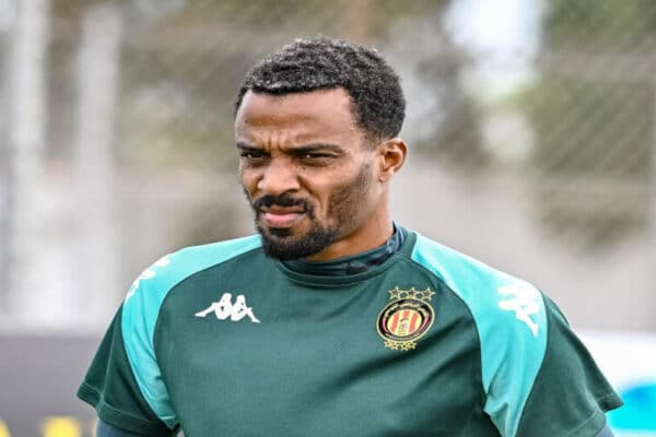 Espérance goalkeeper Béchir Ben Saïd during a league match before injury absence