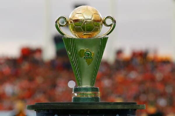 CAF Confederation Cup trophy representing African club football success