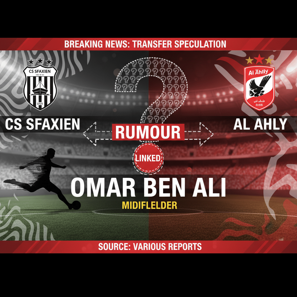 Omar Ben Ali: CS Sfaxien striker linked with Al Ahly move amid contract ...