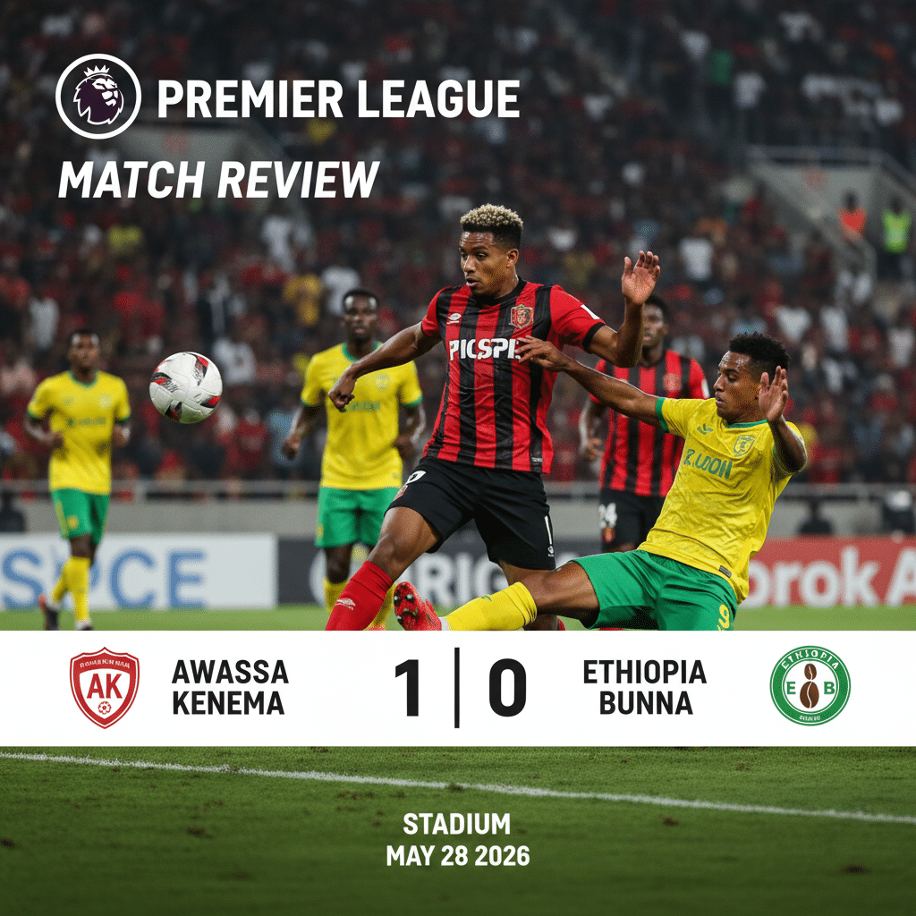 Awassa Kenema 1–0 Ethiopia Bunna: Hosts Edge Tight Finale to Close ...