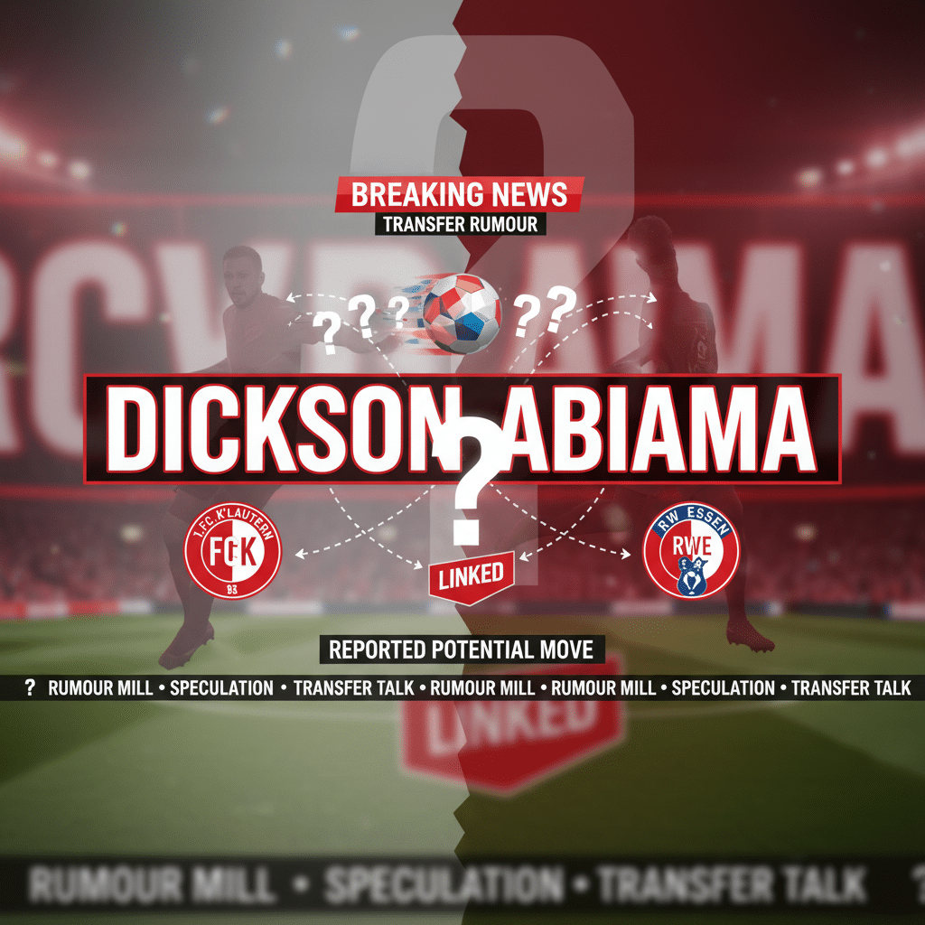 Dickson Abiama Linked With Move From Kaiserslautern To Rot-Weiss Essen