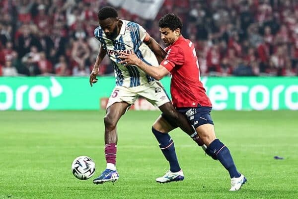 Issa Soumaré scores for Le Havre against Lille