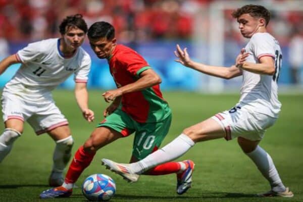 Ilias Akhomach reacting after suffering an injury before the World Cup