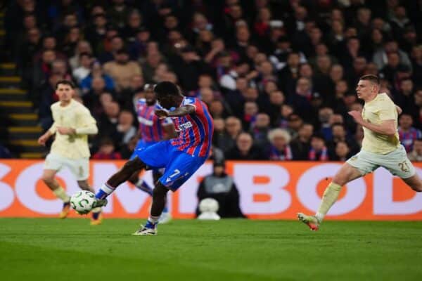 Ismaïla Sarr preparing for the UEFA Conference League final with Crystal Palace