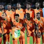 Ivory Coast players during a training session before the World Cup