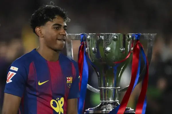 Barcelona celebrates La Liga title win