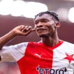 Muhamed Tijani during his time at Slavia Prague