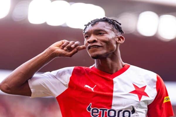 Muhamed Tijani during his time at Slavia Prague