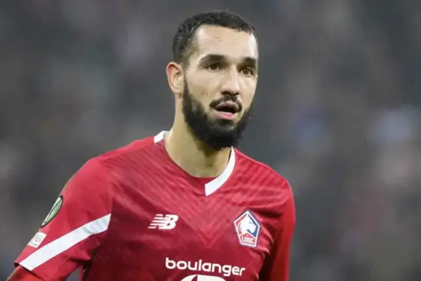 Nabil Bentaleb during a Lille match amid transfer speculation