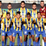 Paradou AC players reacting after relegation from Algerian Ligue 1