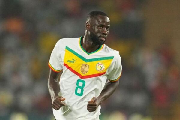 Cheikhou Kouyaté during Senegal national team