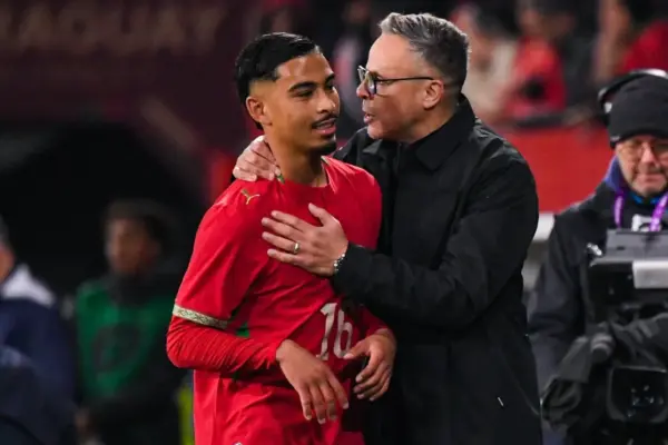 Gessime Yassine celebrates Morocco World Cup selection