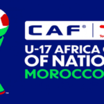 Players celebrating qualification at the U17 Africa Cup of Nations in Morocco