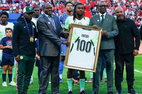 Alex Iwobi reaches 100 Nigeria appearances