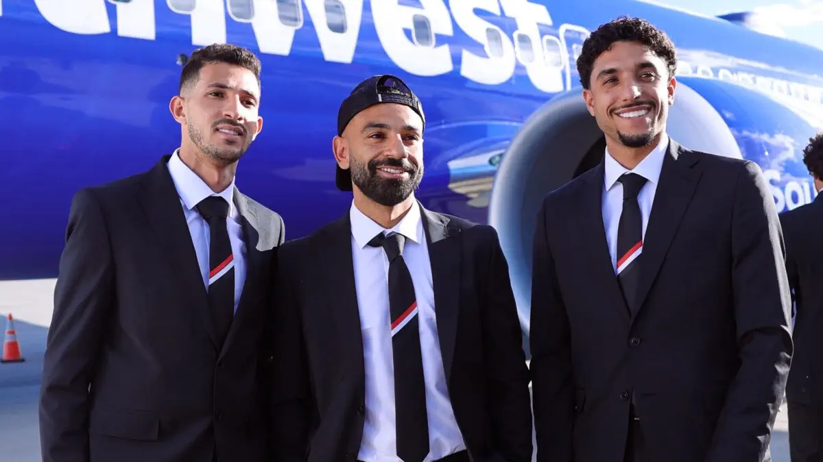 Egypt arrive in USA for World Cup