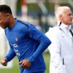 Deschamps defends playing Kylian Mbappe as center forward