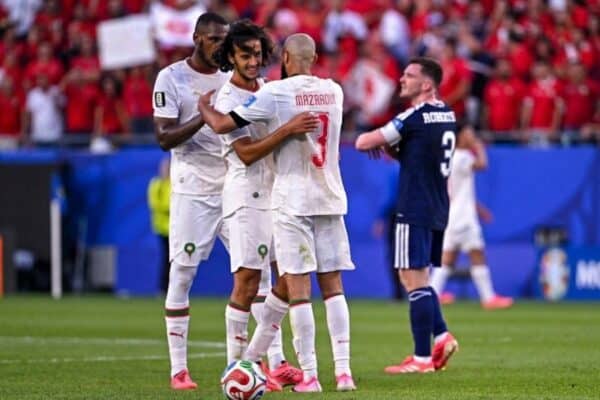 Noussair Mazraoui hails Ayyoub Bouaddi after Scotland victory