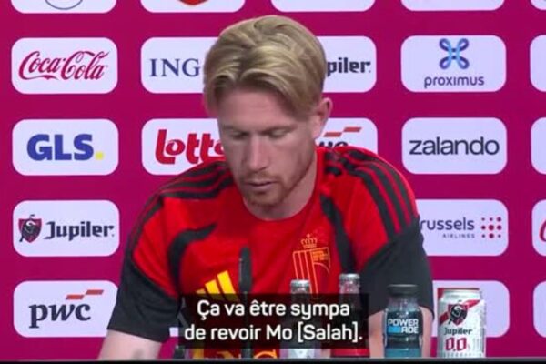 Kevin De Bruyne and Mohamed Salah set for World Cup reunion