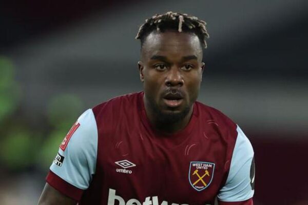 Maxwel Cornet during a match for West Ham United