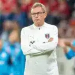 Austria head coach Ralf Rangnick during preparations for the 2026 FIFA World Cup