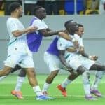 Sadio Mane leading Senegal during a World Cup qualifying match