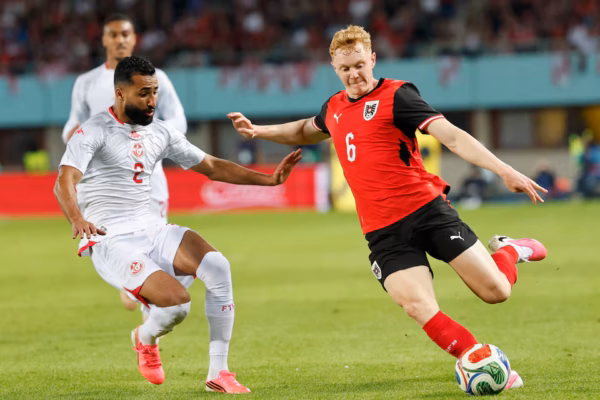 Austria defeat Tunisia in World Cup warm up match