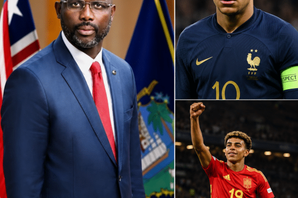 George Weah praises Kylian Mbappé during the 2026 FIFA World Cup