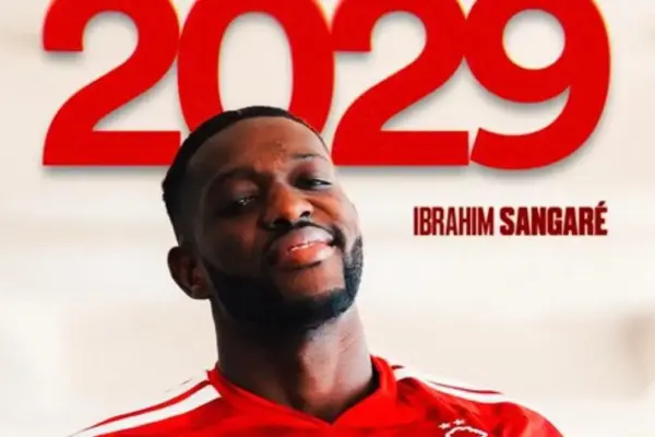 Ibrahim Sangare happy with Nottingham Forest extension