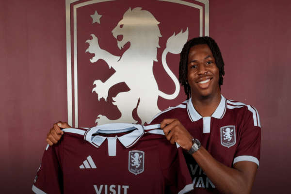 Aston Villa confirm signing of Freiburg midfielder Johan Manzambi