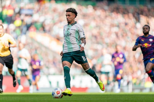 Justin Njinmah trains lightly as muscular issues limit Werder session
