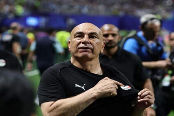 Egypt national team coach Hossam Hassan ahead of an Egyptian Football Association meeting.