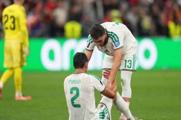 Jaouen Hadjam speaks after Algeria’s 2-0 defeat to Switzerland at the 2026 World Cup.