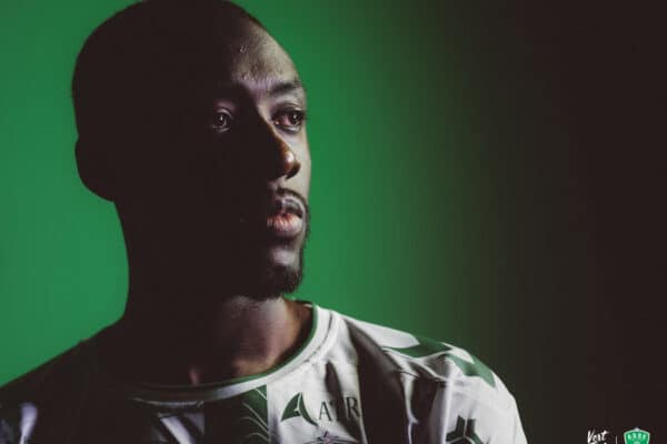 Denis Appiah in action for AS Saint-Étienne during his farewell season