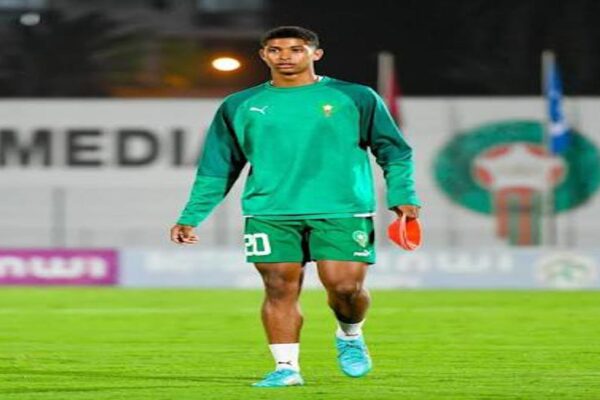 Mohamed Amine Katiba during a match as Córdoba CF close in on signing the Moroccan midfielder.