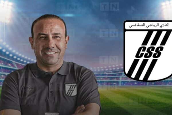 Mohamed Kouki during his time as head coach of Club Sportif Sfaxien.