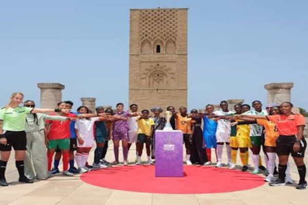 A Women's Africa Cup of Nations stadium in Morocco ahead of the 2026 tournament.