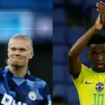 Vinicius Jr and Erling Haaland ahead of Brazil's World Cup Round of 16 match against Norway.