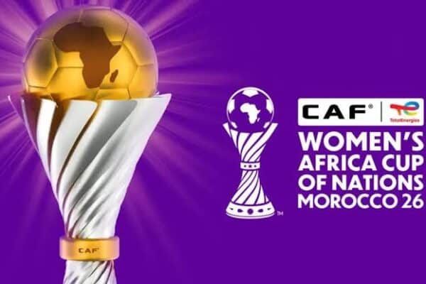 Women's AFCON 2026 group stage fixture schedule featuring all participating teams.