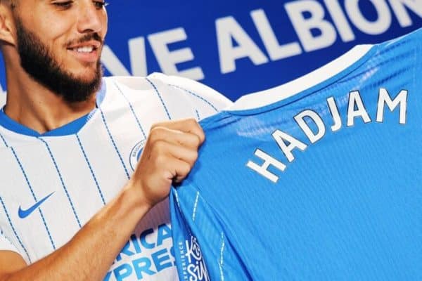 Jaouen Hadjam speaks after joining Brighton