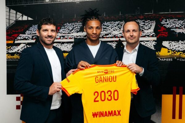 Ismaël Ganiou signs new RC Lens contract until 2030